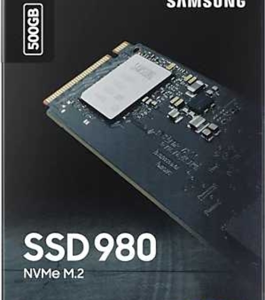 Накопитель SSD Samsung 980 MZ-V8V500BW, 500Gb, PCIe 3.0 x4, M.2 2280, NVMe, R/W 3100/2600