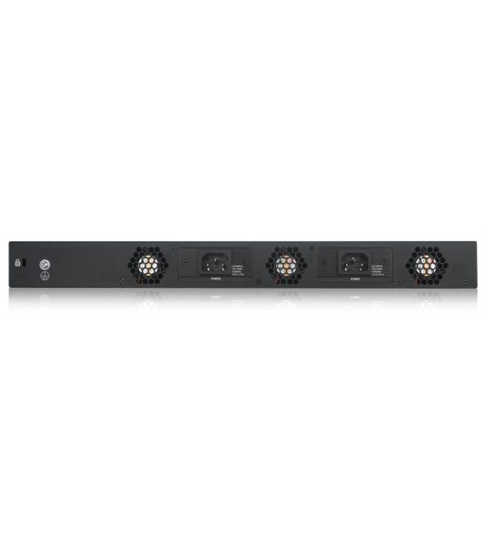 Коммутатор Zyxel XS3800-28 L2+ switch, 4xRJ-45: 1/2.5/5/10G, 8xCombo (SFP: 1/10G, RJ-45: 1/2.5/5/10G), 16xSFP +