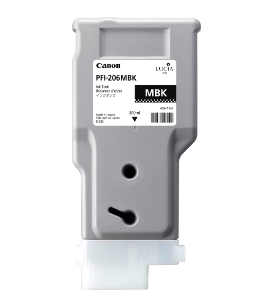 Картридж струйный PFI-206MBk (5302B001), для Canon iPF6400/6450, Черный Матовый, 300ml