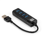 USB-концентратор 4-в-1 ExeGate DUB-4TP (кабель-адаптер USB3.0 --> 4xUSB3.0, Plug&Play, черный), фото3