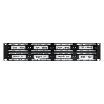 Патч-панель UTP 19' 48 port кат.5e ExeGate разъем KRONE&110 (dual IDC), 2U, фото7