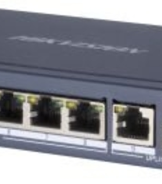Коммутатор Hikvision DS-3E0510HP-E, 8×1 Гбит/с PoE+ + 1×1 Гбит/с SFP, неуправляемый