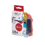 Картридж струйный Sakura 2934B004 (521 C) для Canon, голубой, 8,4 мл., 530 к., фото 1