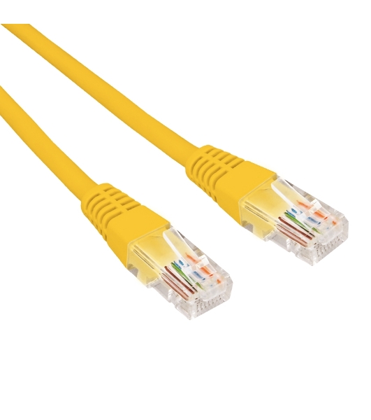 Патч-корд U/UTP Rexant cat.5e, RJ45-RJ45, 26AWG, ZH нг(А)-HF, желтый, 5 м