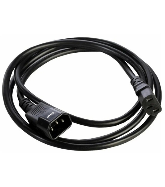 Шнур питания NTSS NTSS-PC13143 C13-С14 проводник.:3x1мм2 1м 220/250В 10А черный