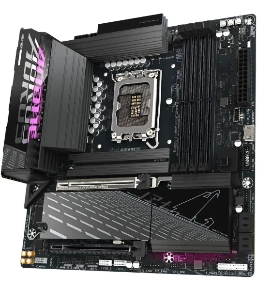 Материнская плата Gigabyte B860M AORUS ELITE WIFI6E, LGA 1851, Intel B860, 4xDDR5, 4xSATA, 3xM.2, 1xPCIe 5.0 x16, 1xPCIe 4.0 x4, 1xHDMI, 1xDP, 1xUSB4 Type-C, 1x 2.5Gb LAN, 4xUSB-A 3.2 Gen 1, 2xUSB-A 3.2 Gen 2, 4xUSB-A 2.0, 7.1, mATX