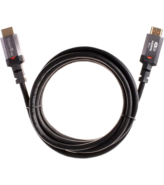 Кабель Telecom HDMI 19M/M,ver. 2.1, 8K@60 Hz 2m метал разъемы