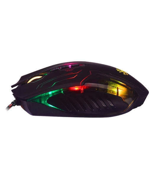 Мышь проводная A4Tech Bloody Q51 черный, 3200 dpi, USB, кнопки - 8