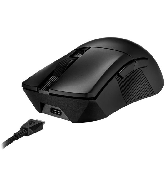 Мышь беспроводная/проводная ASUS P711 ROG Gladius III черный, 36000 dpi, радиоканал, Bluetooth, USB, кнопки - 6