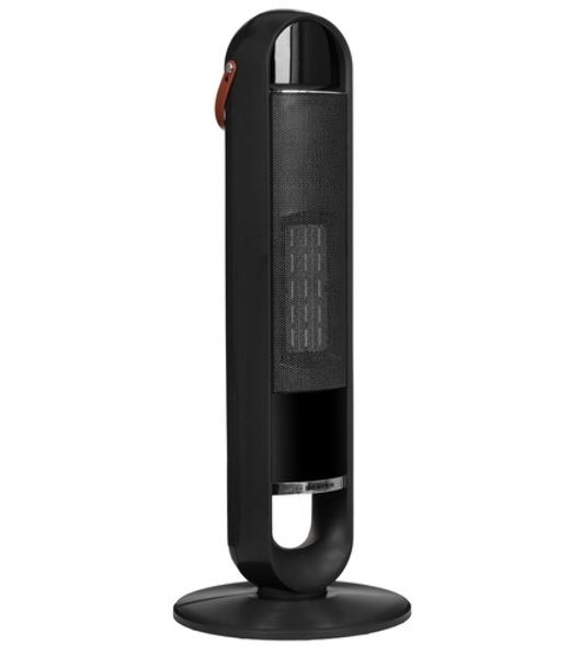 Тепловентилятор электрический BRAYER BR4862 чёрный, керамический, 2000 Вт, 20 м²