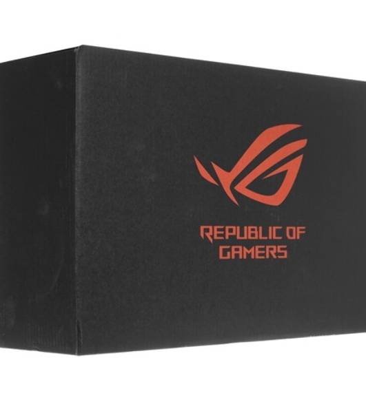 Клавиатура для ноутбука Asus ROG GU502 серебристая c подсветкой маленький энтер