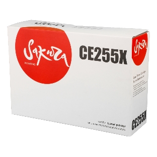 Картридж лазерный Sakura CE255X для HP LaserJet P3015/3015d/3015dn/3015x, черный, 12500 к.