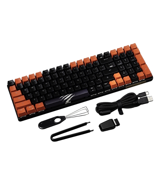 Клавиатура Mad Catz S.T.R.I.K.E. 11 гибридная, Bluetooth, радиоканал, чёрный