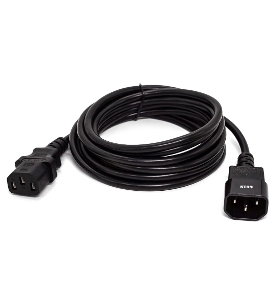 Шнур питания NTSS NTSS-PC13145 C13-С14 проводник.:3x1мм2 3м 220/250В 10А черный