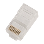 Коннектор LANMASTER RJ45 тип EZ, 8P8C, UTP, Cat.5e, универсальный, со вставкой, покрытие 50 микрон,100 шт., фото8