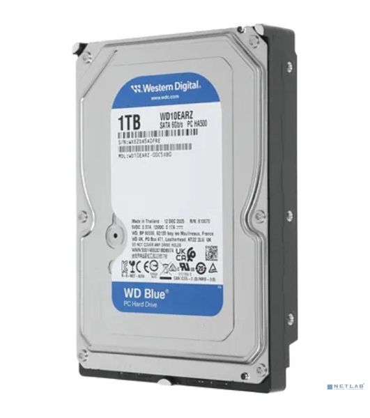 Жесткий диск Western Digital 3.5' 1TB Blue PC HDD SATA 6Gb/s - 5400 rpm