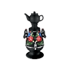 Самовар Centek CT-0091 B (черн+рисунок), 4.0л, 2300 Вт, поддерж.t + LED индикатор, керам заварник, фото 1