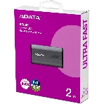 Внешний SSD ADATA Elite SE880, 2TB, USB 3.2 Gen 2x2 Type-C, R/W 2000/2000, серый, фото5