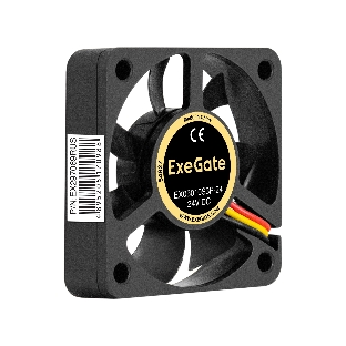 Вентилятор для корпуса ExeGate EX05010S3P-24 черный, 50 мм, 7200 об/мин, 39 дБ, 3 pin