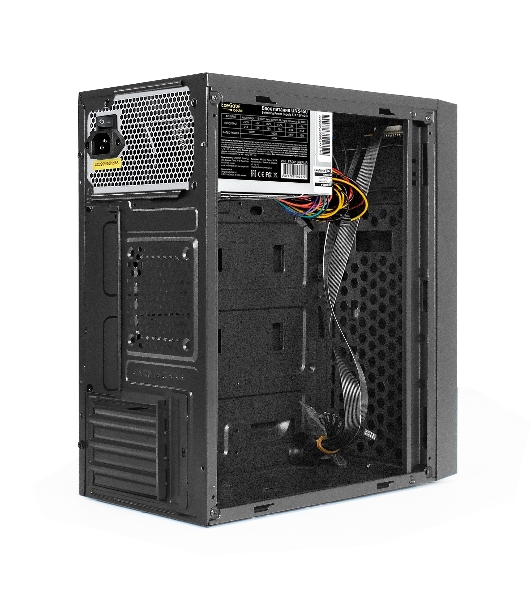 Компьютерный корпус Minitower ExeGate BAA-113-UNS450 (mATX, БП UNS450 с вент. 12см, 2*USB, аудио, черный)