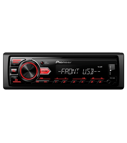 Автомагнитола Pioneer MVH-85UB, 1 DIN, USB Type-A, AUX, съёмная панель