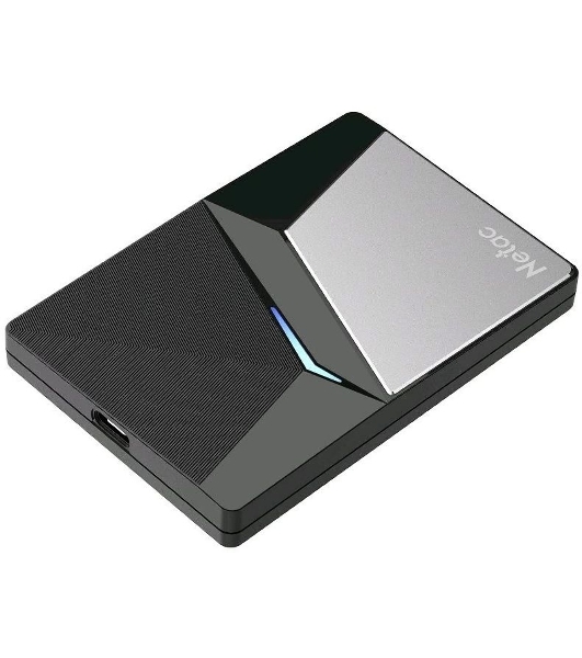 Внешний SSD Netac Z7S, 2TB, USB 3.2 Gen 1 Type-A, R/W 550/480, черный