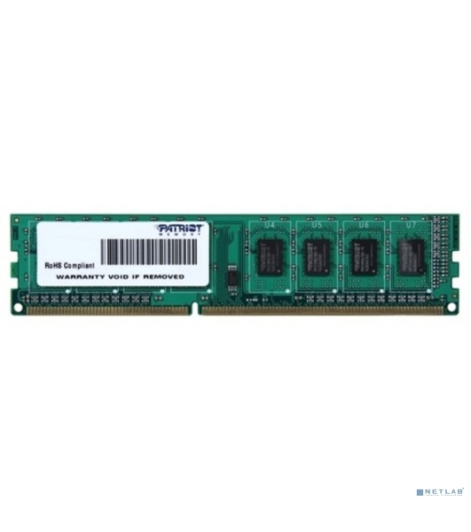 Оперативная память Patriot, DDR3, 4GB (1x4 GB), 1333 MHz, CL9, DIMM