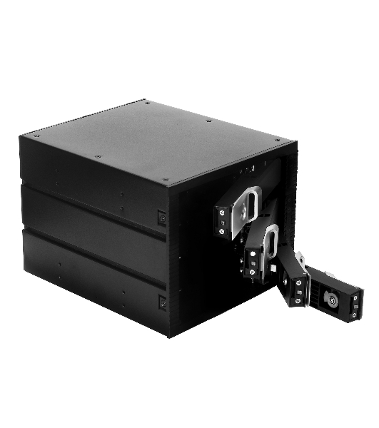 Корзина для HDD ExeGate EX264645RUS HS435-01 (универсальная, на 4*3,5' SATA/SAS HDD, занимает 3*5,25' отсека)