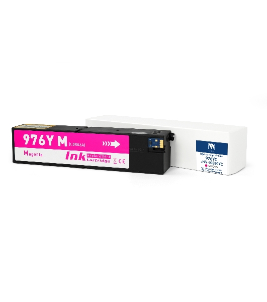 Картридж струйный NVPrint 976YC (NV-L0S30YC) пурпурный для HP PageWide P55250/P57750dw MFP Managed (16000 стр) совместимый