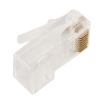 Коннектор LANMASTER RJ45 тип EZ, 8P8C, UTP, Cat.5e, универсальный, со вставкой, покрытие 50 микрон,100 шт., фото6