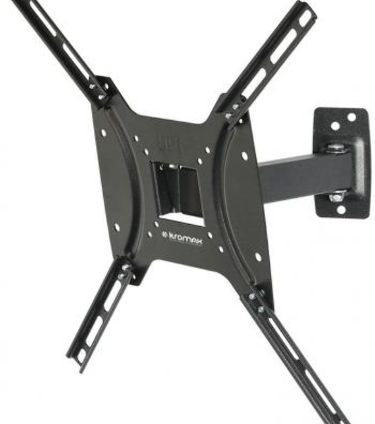 Кронштейн Kromax OPTIMA-403 черный, 15'-55', max 25 кг, настенный, VESA 400x400 мм