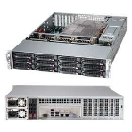 Корпус Supermicro CSE-826BAC4-R920LPB, 2U, 8 x SAS3 & 4 x hybrid NVMe 3.5 bays, фото 1