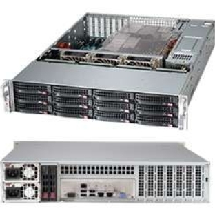Корпус Supermicro CSE-826BAC4-R920LPB, 2U, 8 x SAS3 & 4 x hybrid NVMe 3.5 bays