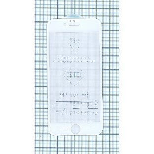 Защитное стекло 5D для Apple iPhone 6/6S белый