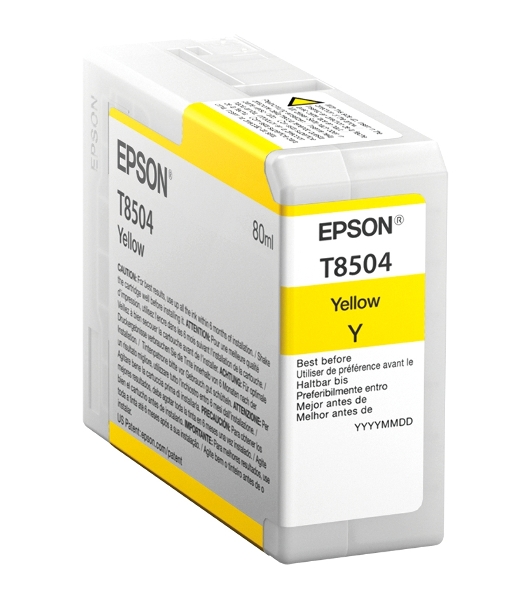 Картридж струйный Epson T8504 желтый (80 мл.) для SureColor SC-P800