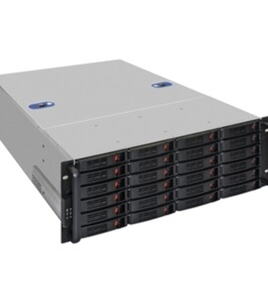 Серверный корпус ExeGate Pro EX293270RUS 4U660-HS24 (RM 19', высота 4U, глубина 660, БП 1100RADS, 24xHotSwap, USB)