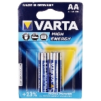 Батарейка Varta LONGLIFE POWER (HIGH ENERGY) LR6 AA 04906121412 BL2 Alkaline 1.5V (4906) (2/40/200), фото3