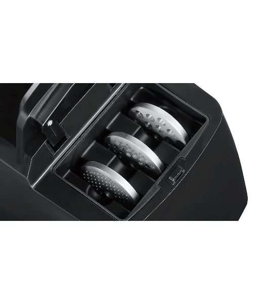 Мясорубка электрическая Bosch MFW68660 черный, 2200 Вт, 4.3 кг/мин, реверс, защита от перегрузки, металлический лоток, насадки - 10