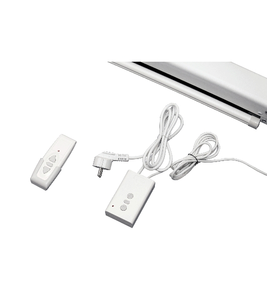 Экран Cinema S'OK SCPSM-332x186FG-ED90 Pro 150'' 16:9 настенно-потолочный, моторизованный, Fiberglass, белый корпус, Extra Drop 90 см