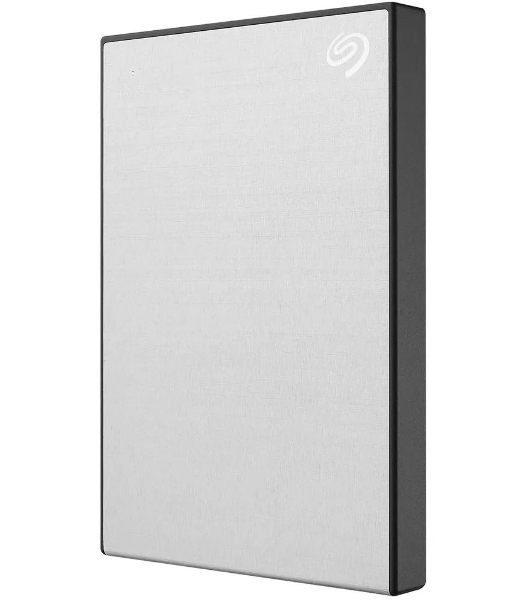 Внешний HDD 2.5' Seagate One Touch, 2TB, USB 3.2 Gen 1 Type-A, 5400 rpm, серебристый