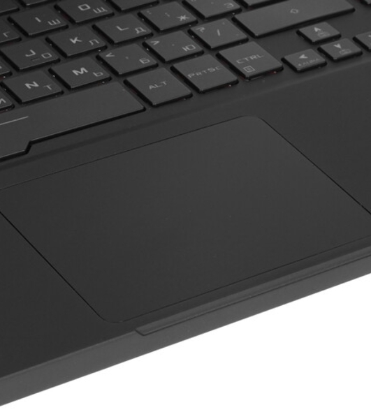 Клавиатура для ноутбука Asus ROG GU502 серебристая c подсветкой маленький энтер