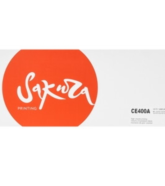 Картридж Sakura CE400A для HP Enterprise 500 Color M551/570/575, черный, 5 500 к.