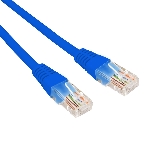 Патч-корд U/UTP Rexant cat.5e, RJ45-RJ45, 26AWG, ZH нг(А)-HF, синий, 3 м, фото 1