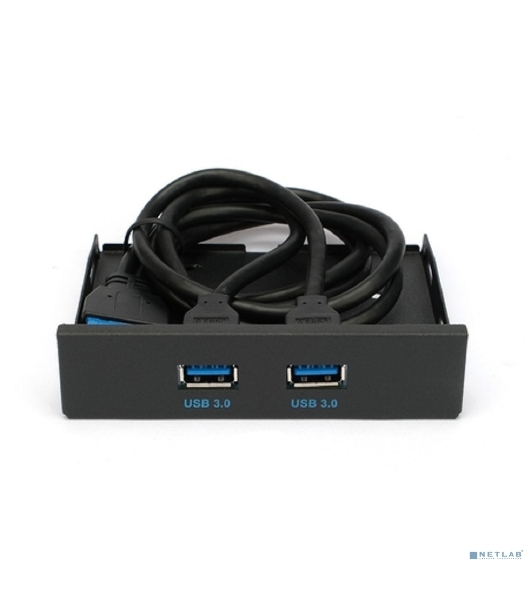 Планка USB 3.0 на переднюю панель 3.5' Gembird FP3.5-USB3-2A, USB, 2xUSB-A 3.0, USB