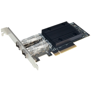 Сетевая карта SUNRICH TECHNOLOGY N-1100 25G Dual Port SFP28 Ethernet Adapter with Broadcom BCM57414 chipset