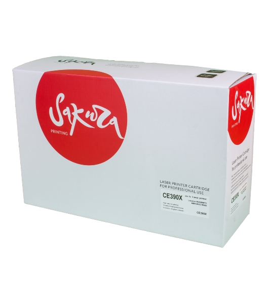 Картридж лазерный Sakura CE390X для HP LaserJet M4555MFP/M601/M601n/M602n/M602dn/M602x/M603/M603n/M603dn/M603xh, черный, 24000 к.