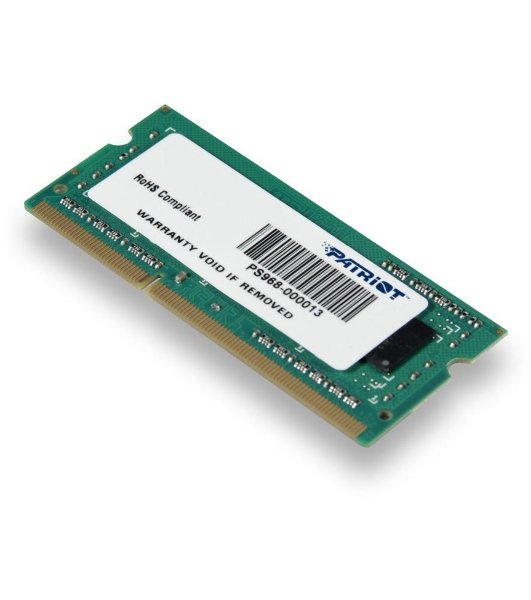 Оперативная память Patriot, DDR3, 4GB (1x4 GB), 1600 MHz, CL11, SO-DIMM