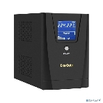 Источник бесперебойного питания ExeGate SpecialPro Smart LLB-1200.LCD.AVR.2SH.3C13.USB 1200VA/750W, LCD, AVR, 2*Schuko+3*C13, USB, съемн.кабель, металлический корпус, черный, фото4