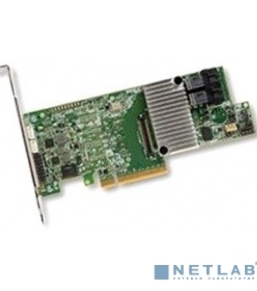 Контроллер LSI MegaRAID SAS9361-8I (PCI-E 3.0 x8, LP) SGL SAS 12G, RAID 0,1,10,5,6, 8port (2*intSFF8643),2Gb onboard, Каб.отдельно