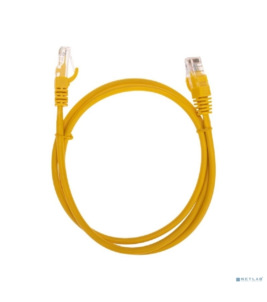 Патч-корд U/UTP Rexant cat.5e, RJ45-RJ45, 26AWG, ZH нг(А)-HF, желтый, 1 м